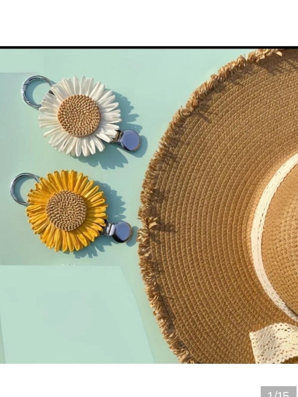 🆕️🌼 SUNFLOWER HAT CLIP 🌼